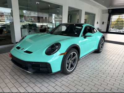 2023 Porsche Dakar Mint Green